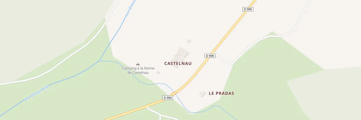 Plan du 5437A Castelnau à Nant