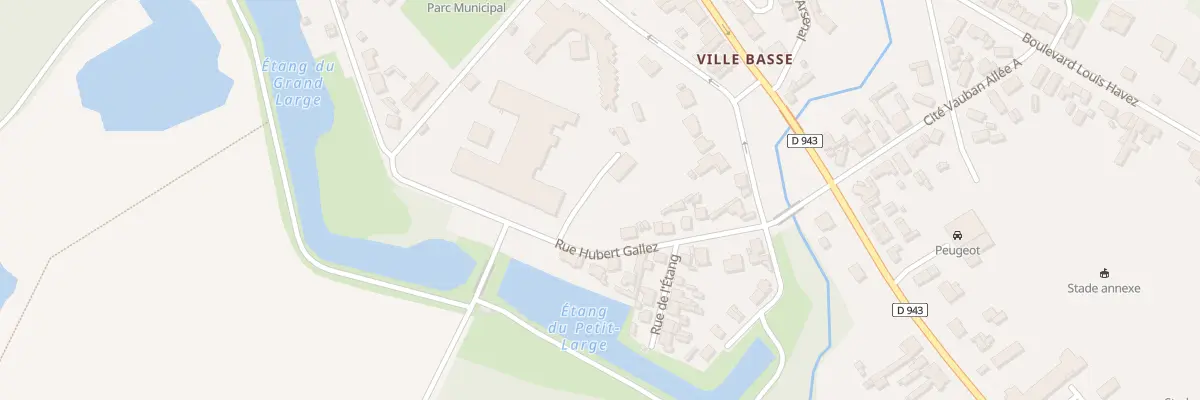 Plan du 621 Rue Hubert Gallez à Bouchain
