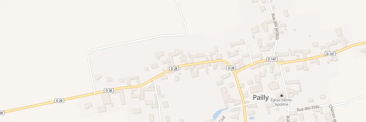 Plan du 16 Rue du Moulin à Pailly