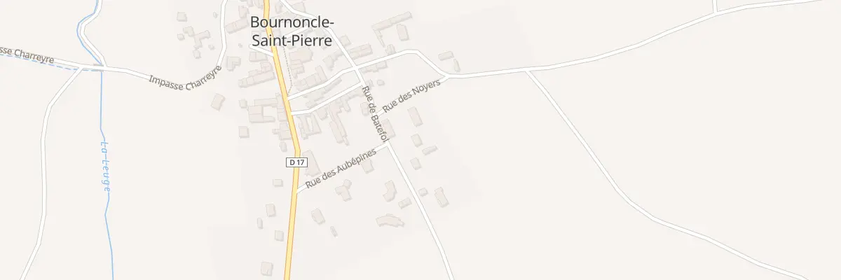Plan du 9 Rue de Batefol à Bournoncle-Saint-Pierre