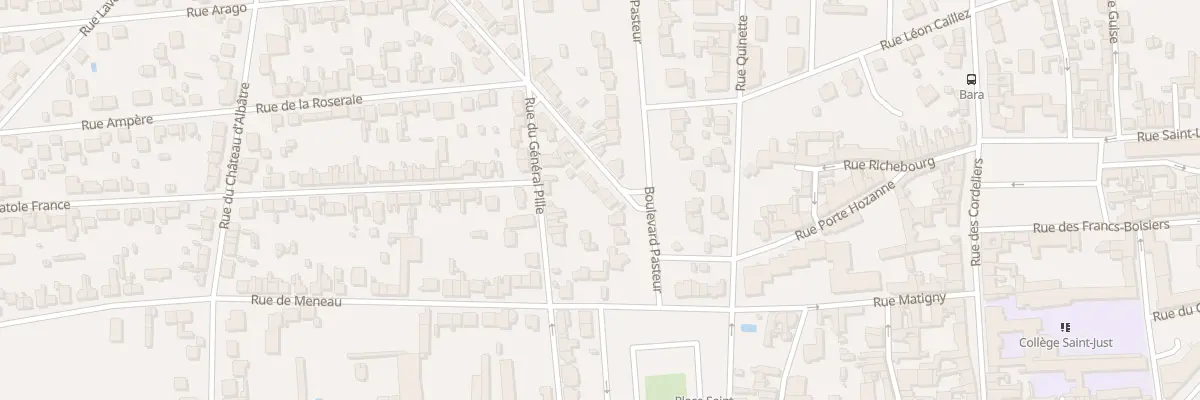 Plan du 3 Rue Debordeaux à Soissons