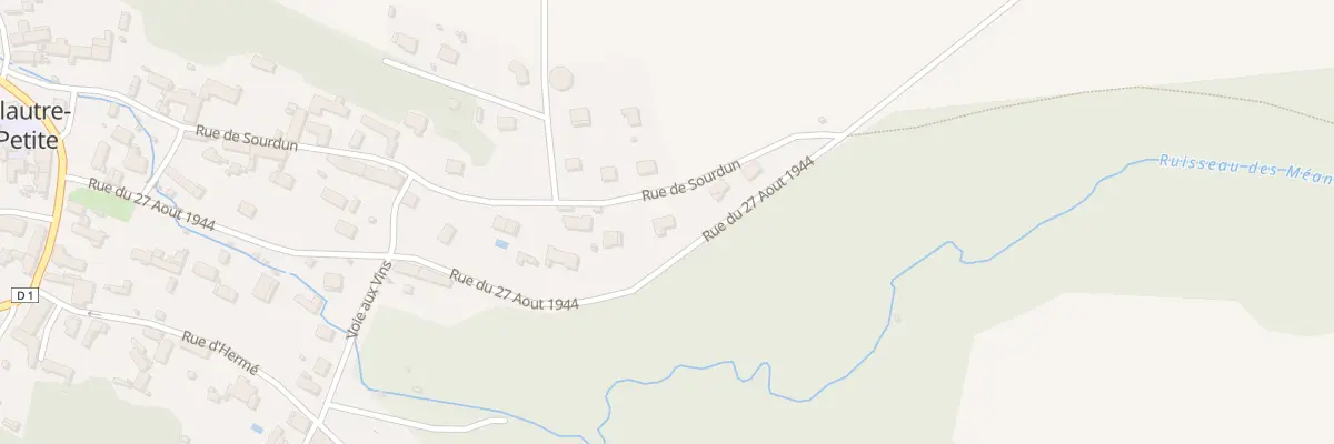 Plan du 477 Rue du 27 Août 1944 à Chalautre-la-Petite