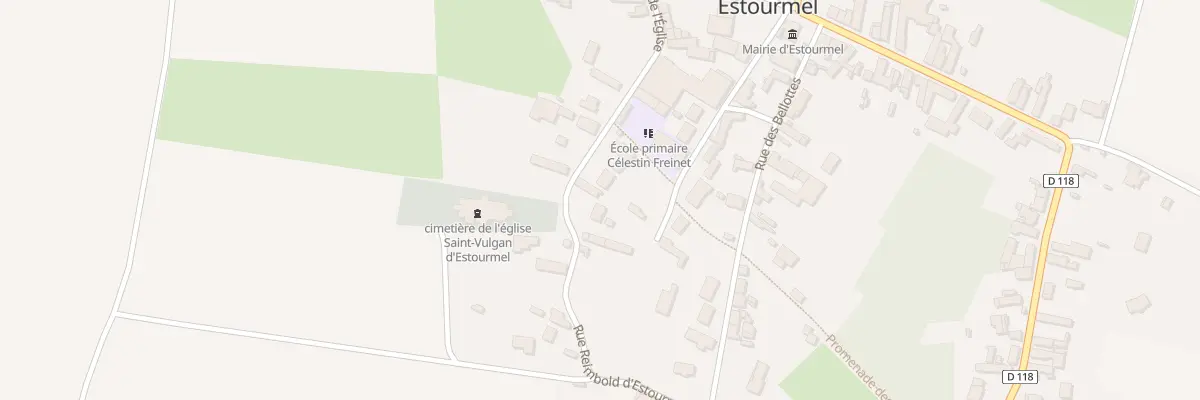 Plan du 9 Rue de l’Eglise à Estourmel