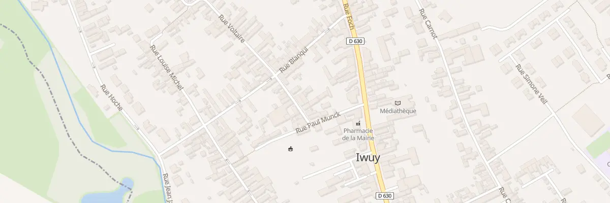 Plan du 10 Rue Voltaire à Iwuy