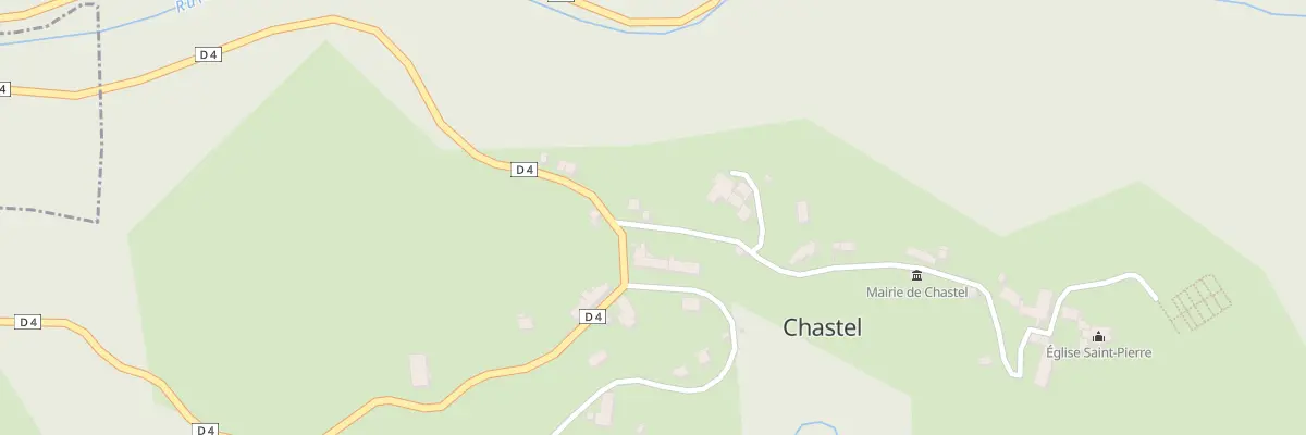 Plan du 5028 Le Bourg à Chastel