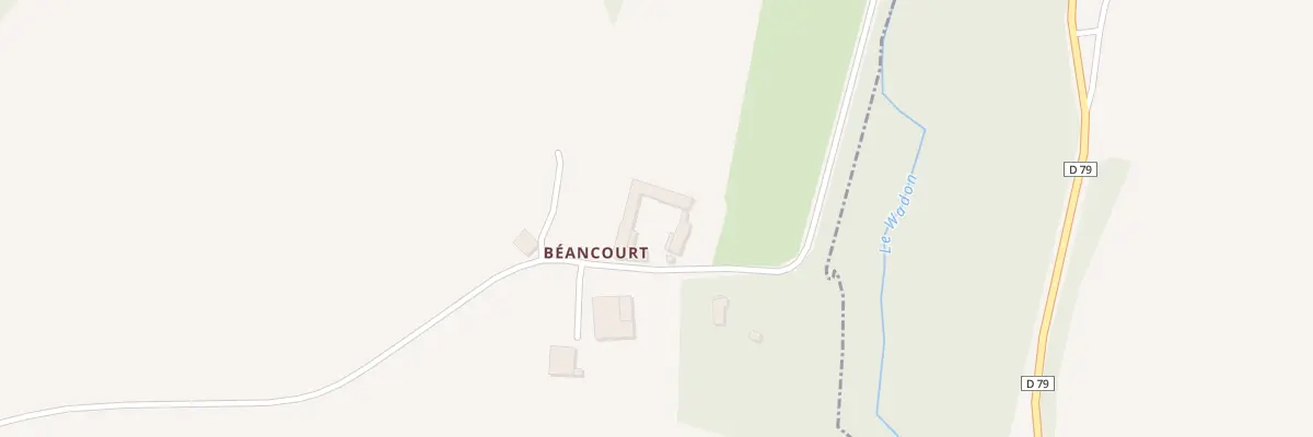 Plan du 5033 Le Moulin de Beancourt à Vichel-Nanteuil