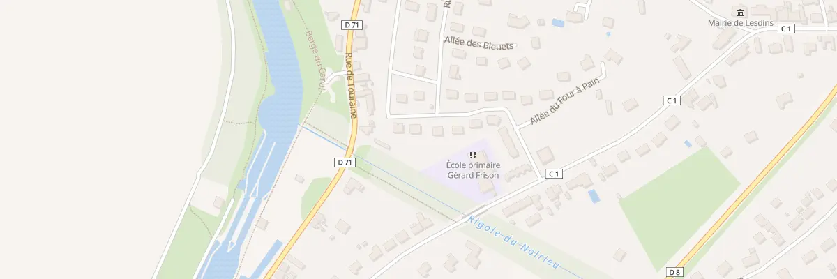 Plan du 1 All du Noirieux à Lesdins