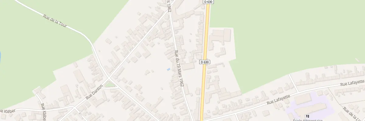 Plan du 2 Rue du 19 Mars 1962 à Iwuy