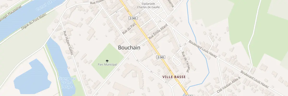 Plan du 9 Rue César Dronsart à Bouchain