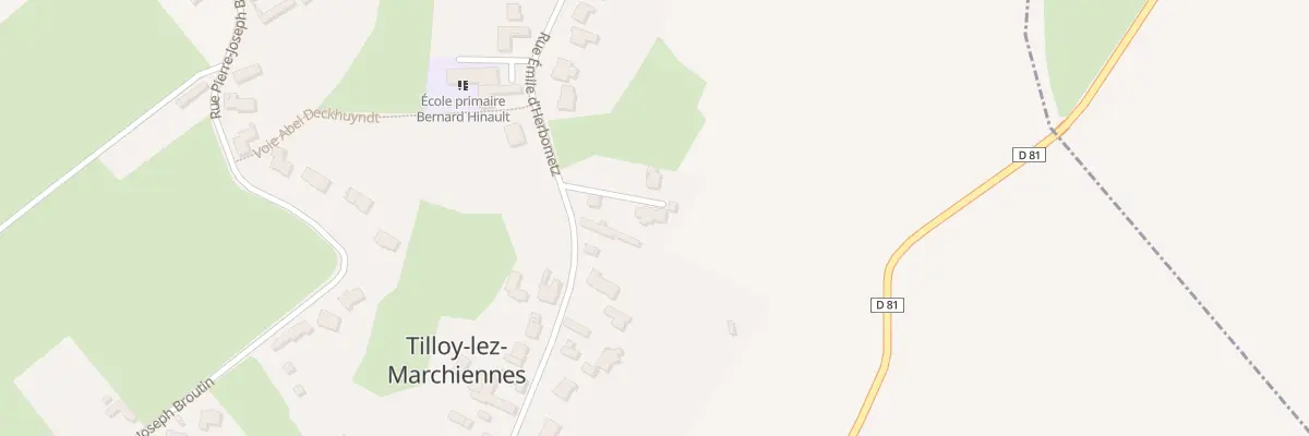 Plan du 355 Rue Emile d’Herbometz à Tilloy-lez-Marchiennes