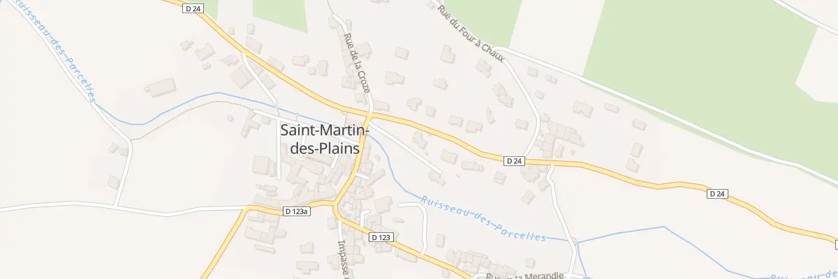 Plan du 2 Rue de la Fond de Montel à Saint-Martin-des-Plains