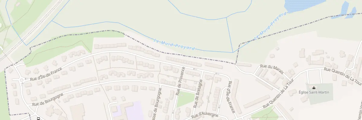 Plan du 244 Rue d’Ile de France à Harly