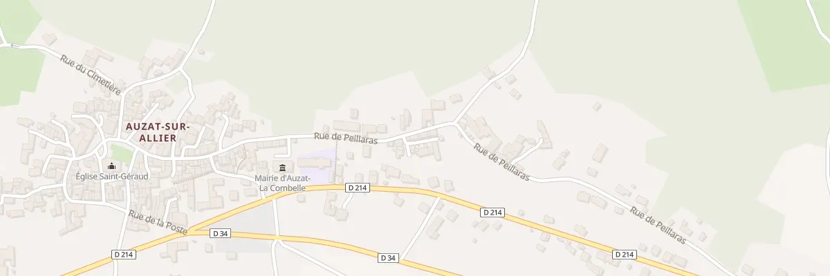 Plan du 1 Imp de la Cascade à Auzat-la-Combelle