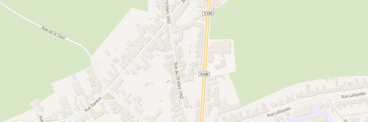 Plan du 8 Rue du 19 Mars 1962 à Iwuy