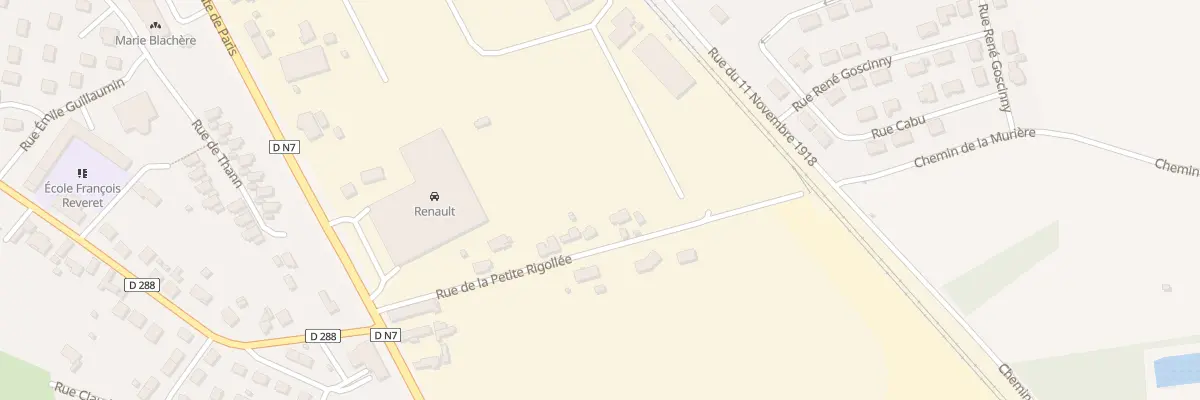 Plan du 14 Rue de la Petite Rigollee à Avermes