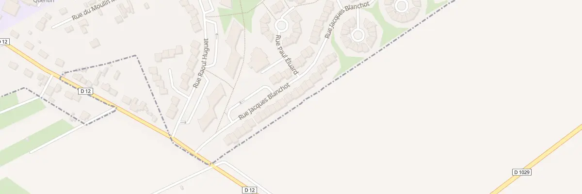 Plan du 285 Rue Jacques Blanchot à Saint-Quentin