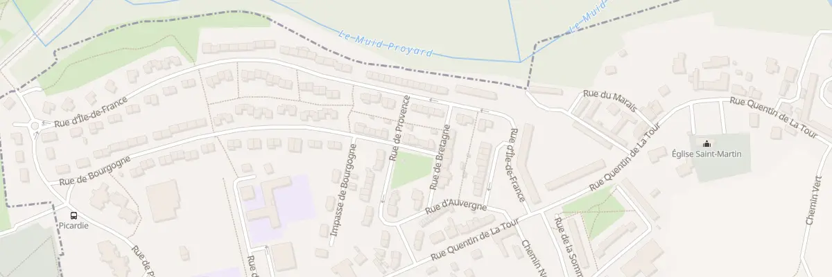 Plan du 28 Rue de Bourgogne à Harly