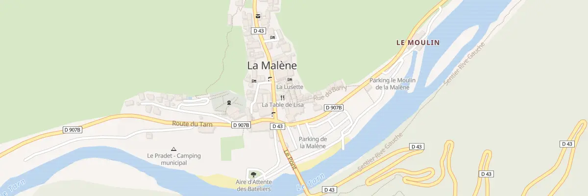 Plan du 5032 Rue du Barry à La Malène