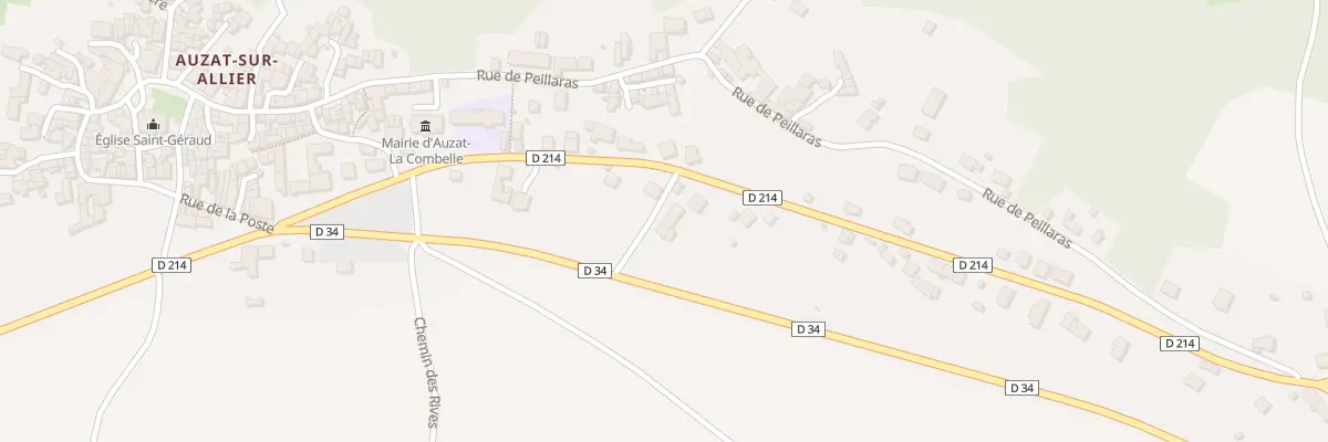 Plan du 14 Av des Martins à Auzat-la-Combelle