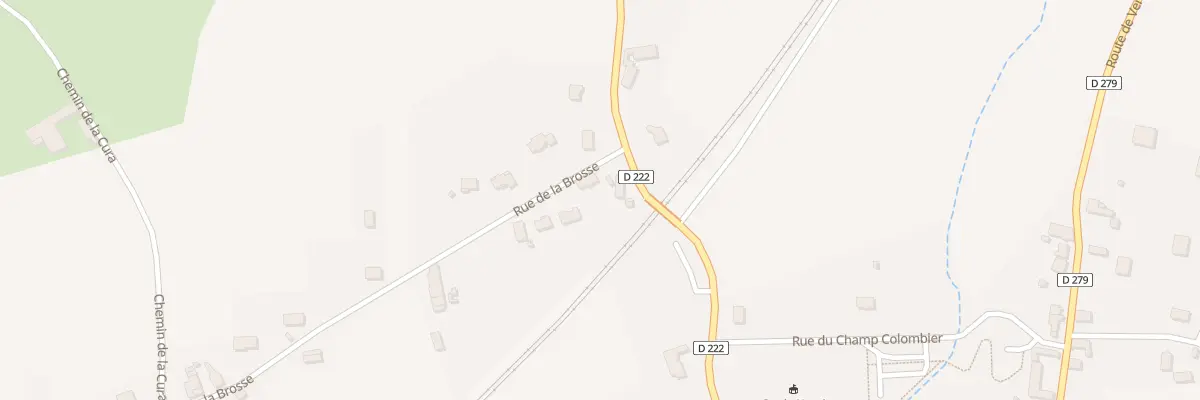 Plan du 1 Rue de la Brosse à Espinasse-Vozelle
