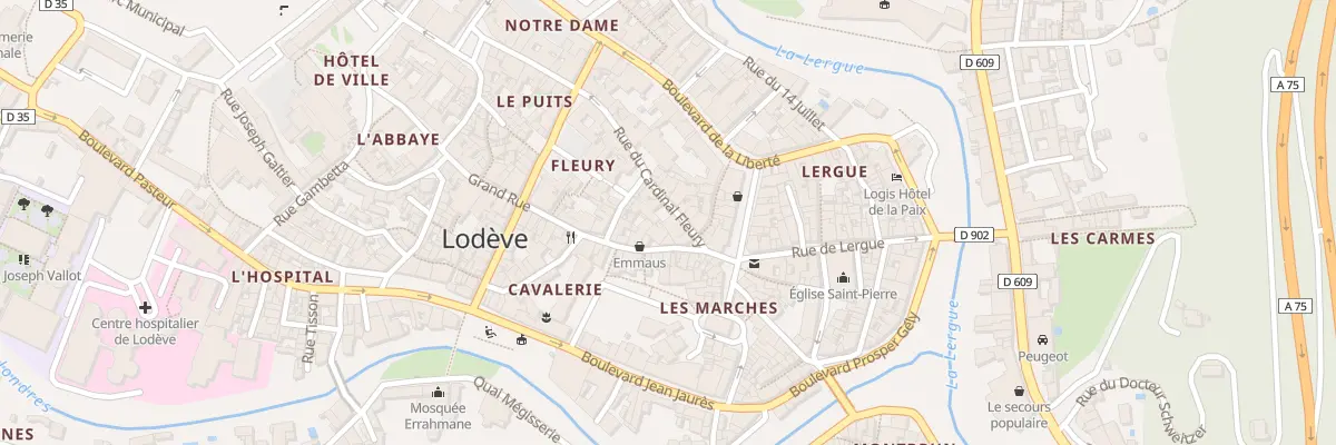 Plan du 6 Gr Grand Rue à Lodève