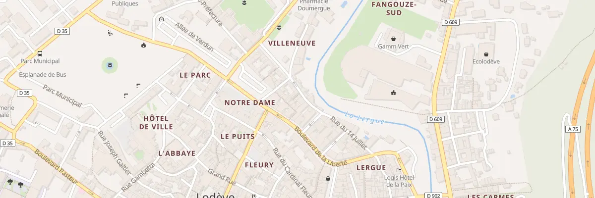 Plan du 7B Rue Vingt Quatre Fevrier à Lodève