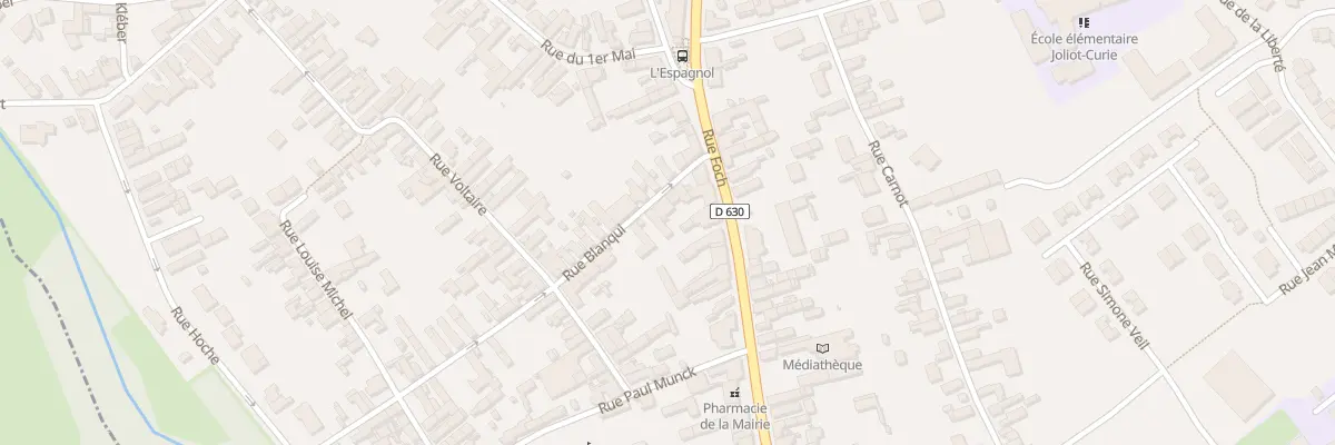 Plan du 5 Rue Blanqui à Iwuy