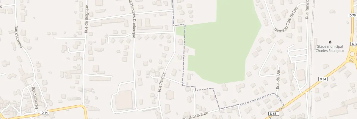 Plan du 14 Rue Pasteur à Sainte-Florine