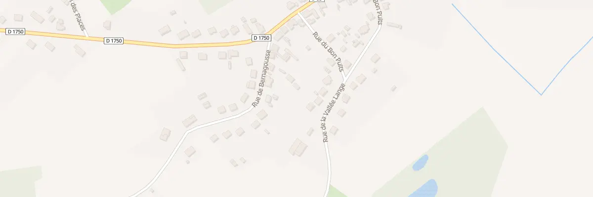 Plan du 8 Rue de la Vallee Lange à Barisis-aux-Bois