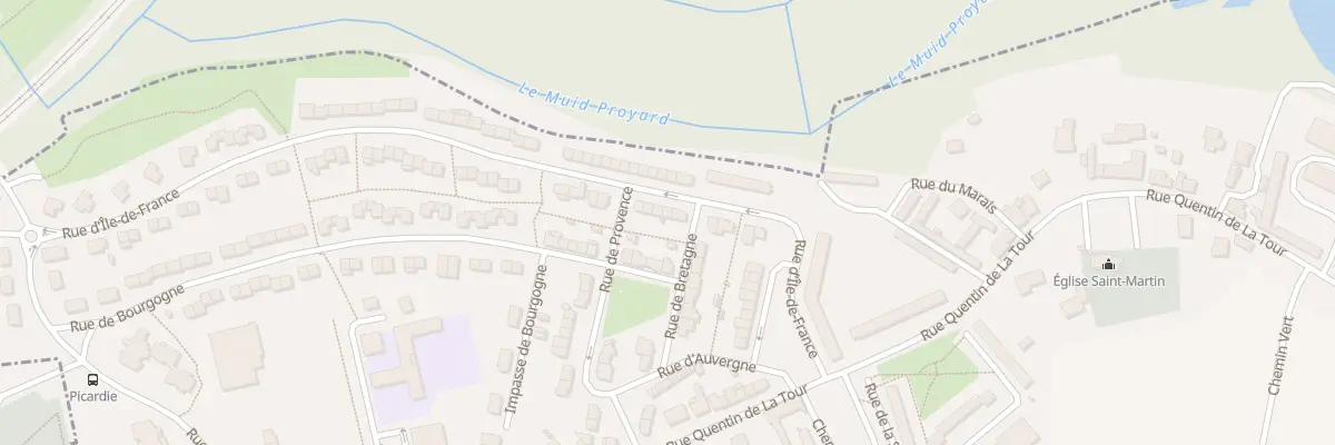 Plan du 199 Rue d’Ile de France à Harly