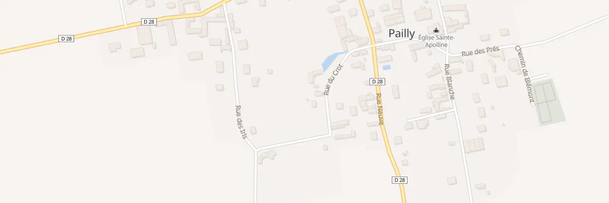 Plan du 6 Rue du Crot à Pailly