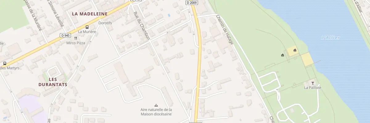 Plan du 17 Rte de Clermont à Moulins