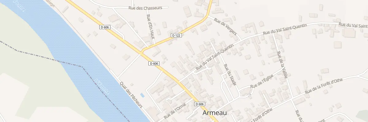 Plan du 5 Rue du Val St Quentin à Armeau