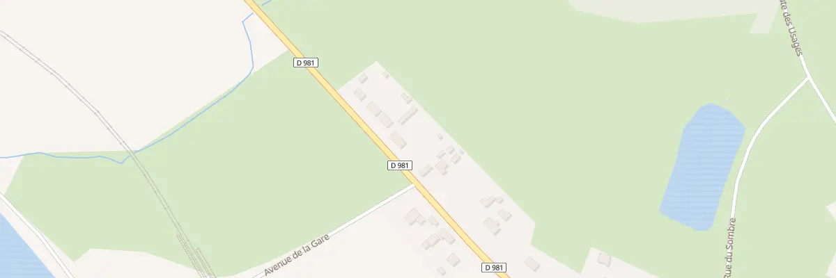 Plan du 7 Rte Departementale 981 à Béard