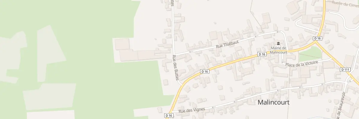 Plan du 4 Rue des Buttes à Malincourt