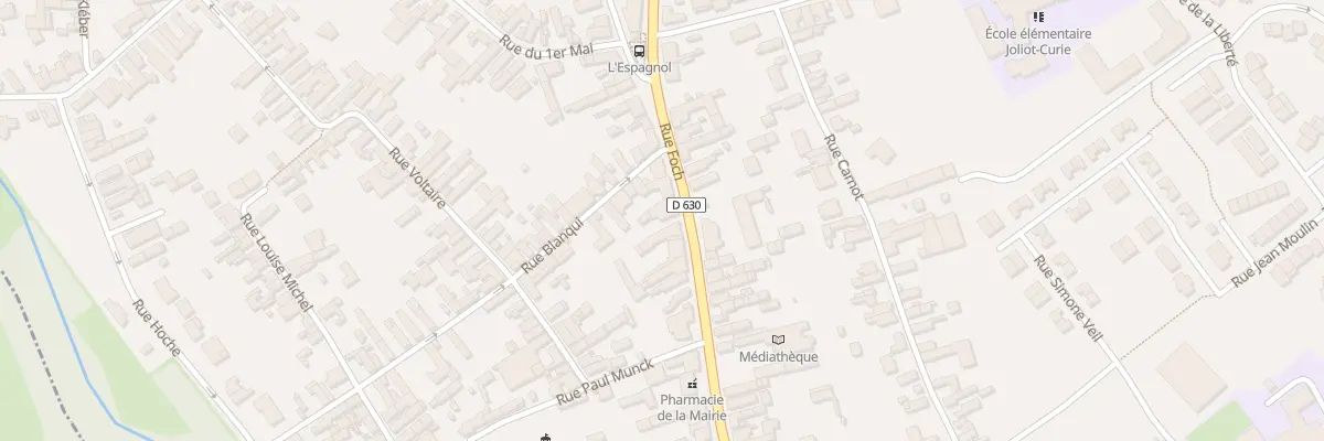 Plan du 55 Rue Foch à Iwuy