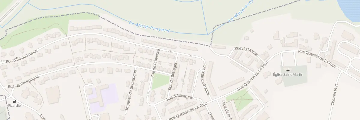 Plan du 171 Rue d’Ile de France à Harly