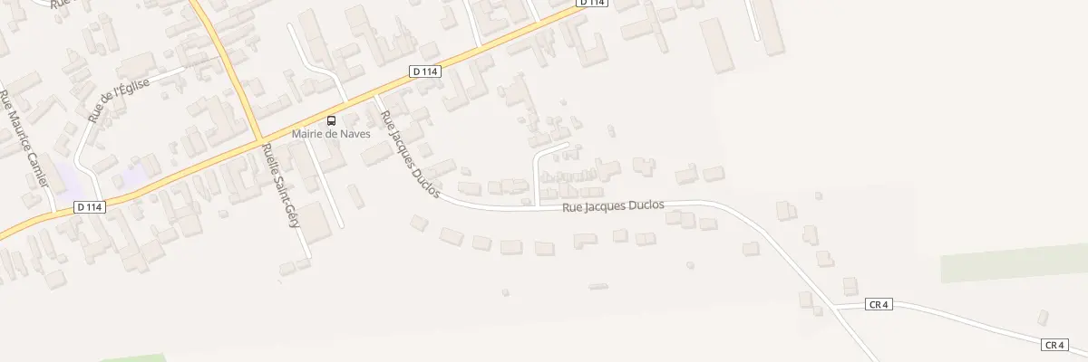 Plan du 15 Rue Jacques Duclos à Naves