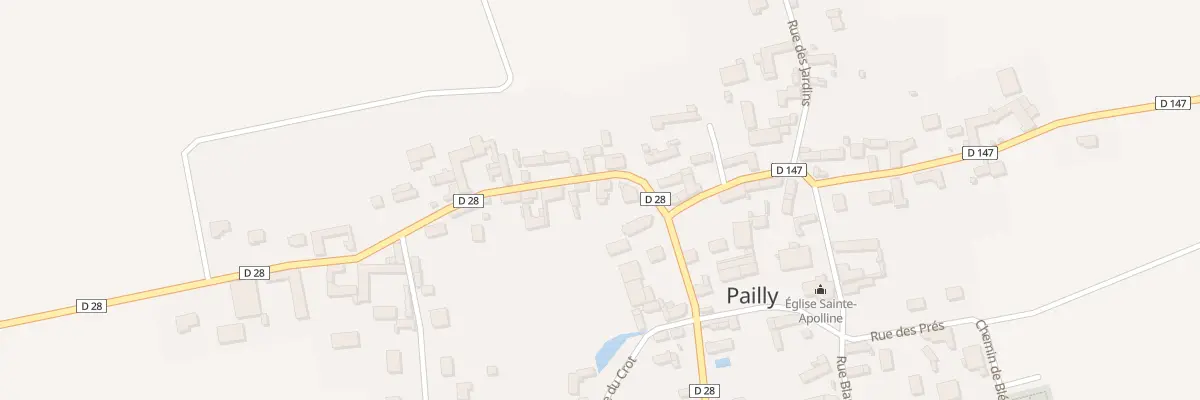Plan du 3 Rue du Moulin à Pailly