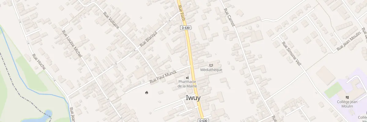 Plan du 45 Rue Foch à Iwuy