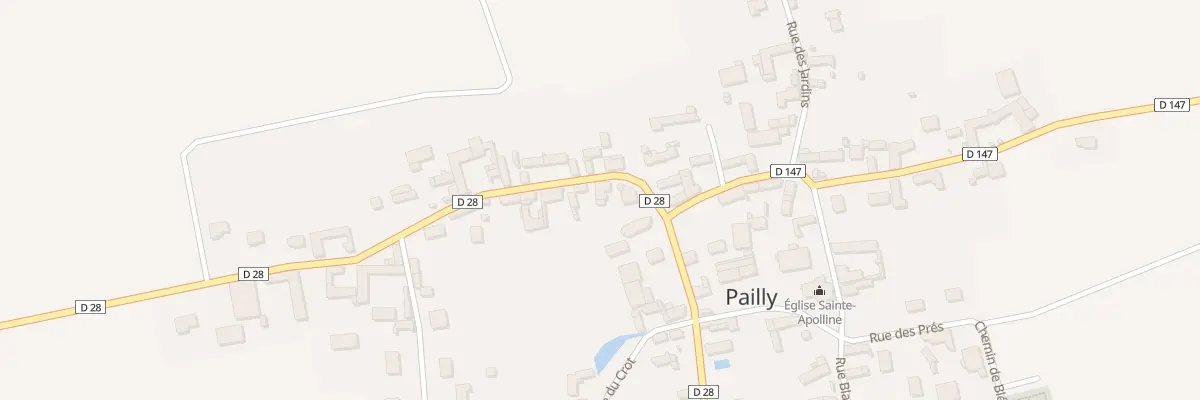 Plan du 3 Rue du Moulin à Pailly