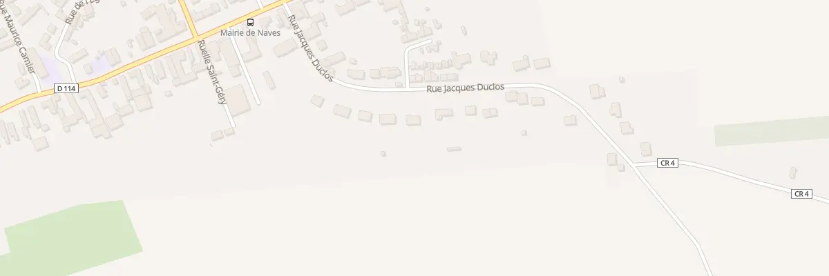 Plan du 10B Rue Jacques Duclos à Naves