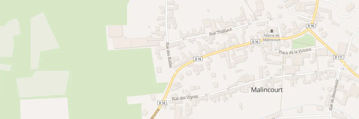 Plan du 2 Rue des Buttes à Malincourt