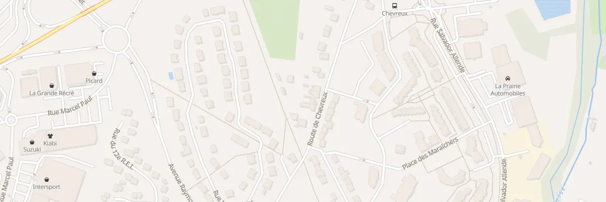 Plan du 54 Rte de Chevreux à Soissons