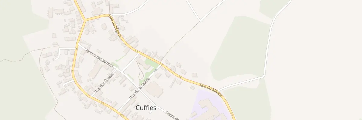 Plan du 28 Rue du Marais à Cuffies