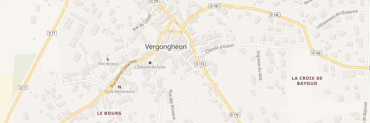 Plan du 4 Crs des Ors à Vergongheon