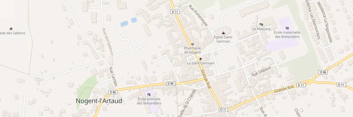 Plan du 12 Imp du Village à Nogent-l’Artaud