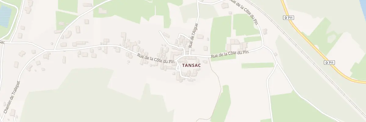 Plan du 4 Imp de la Côte du Pin (Tansac) à Auzat-la-Combelle