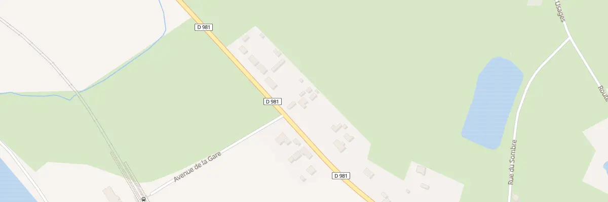 Plan du 9 Rte Departementale 981 à Béard