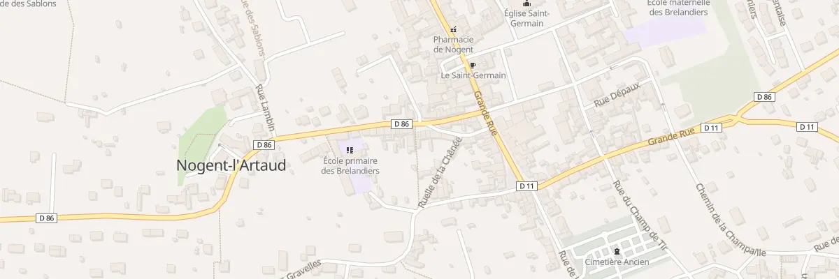 Plan du 7 Rue Ernest Vallée à Nogent-l’Artaud